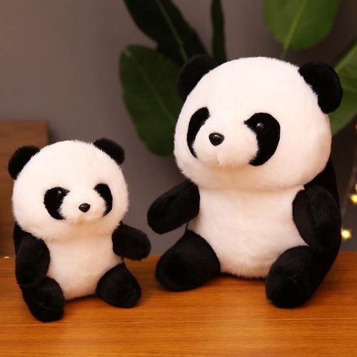 跨境可爱国宝大熊猫毛绒玩具公仔吉祥物黑白熊猫玩偶儿童礼品批发